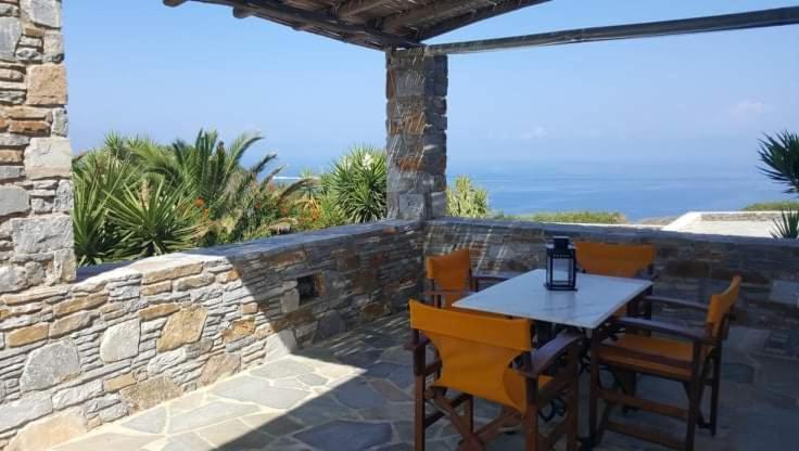 Syros Apartments Suites Chryssonisos Kini ภายนอก รูปภาพ