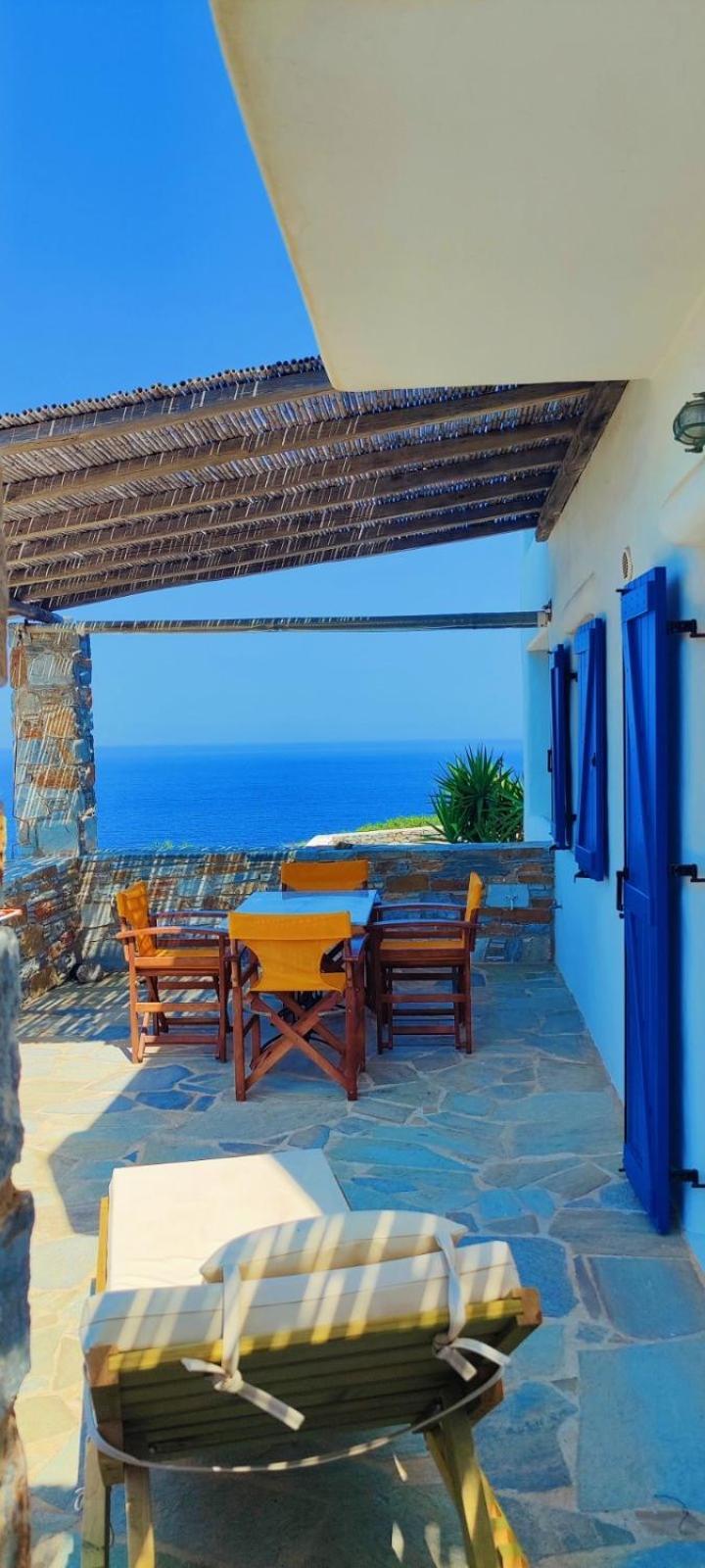 Syros Apartments Suites Chryssonisos Kini ภายนอก รูปภาพ