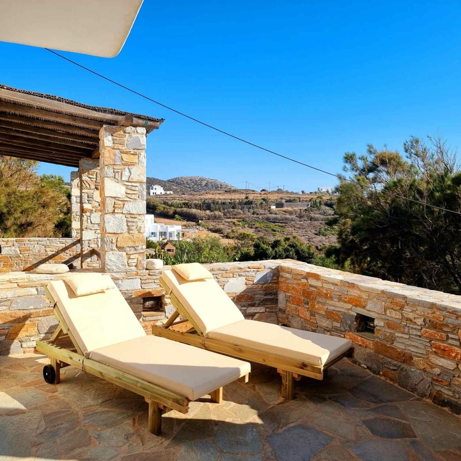 Syros Apartments Suites Chryssonisos Kini ภายนอก รูปภาพ