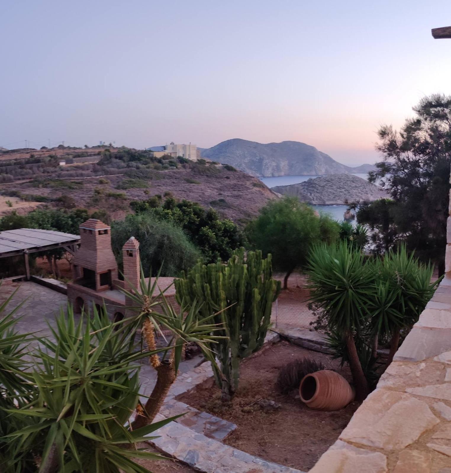 Syros Apartments Suites Chryssonisos Kini ภายนอก รูปภาพ