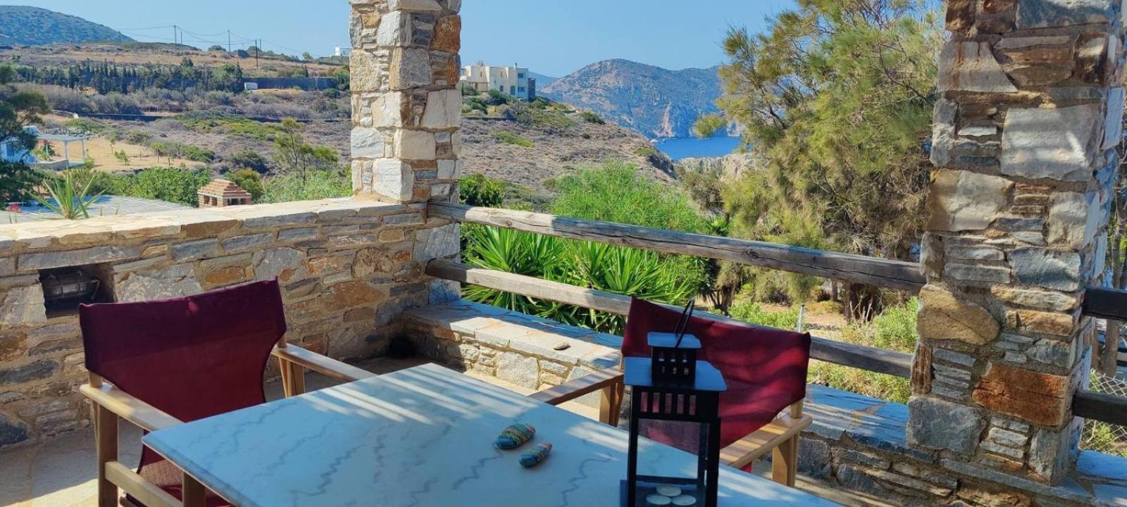 Syros Apartments Suites Chryssonisos Kini ภายนอก รูปภาพ
