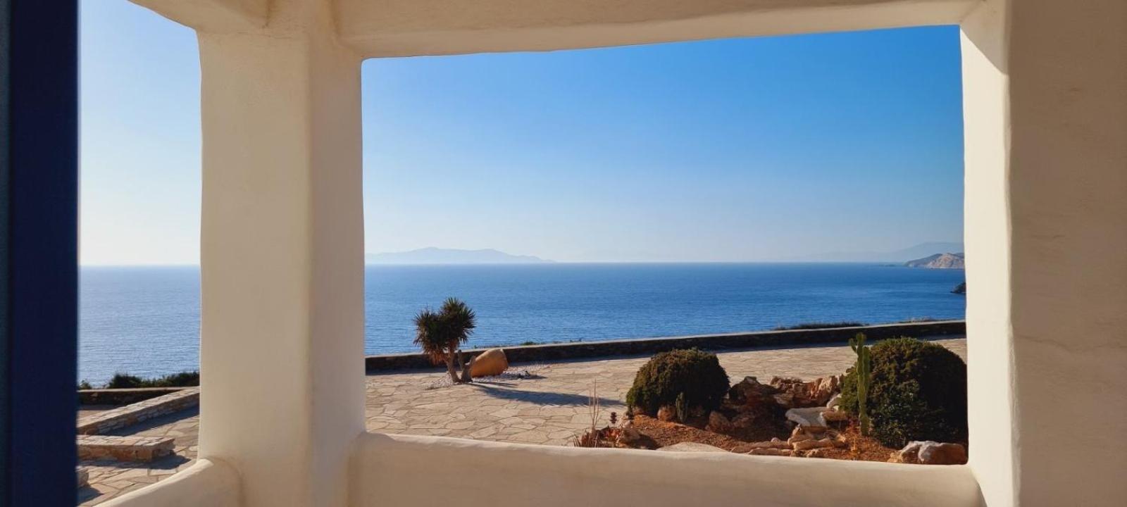 Syros Apartments Suites Chryssonisos Kini ภายนอก รูปภาพ