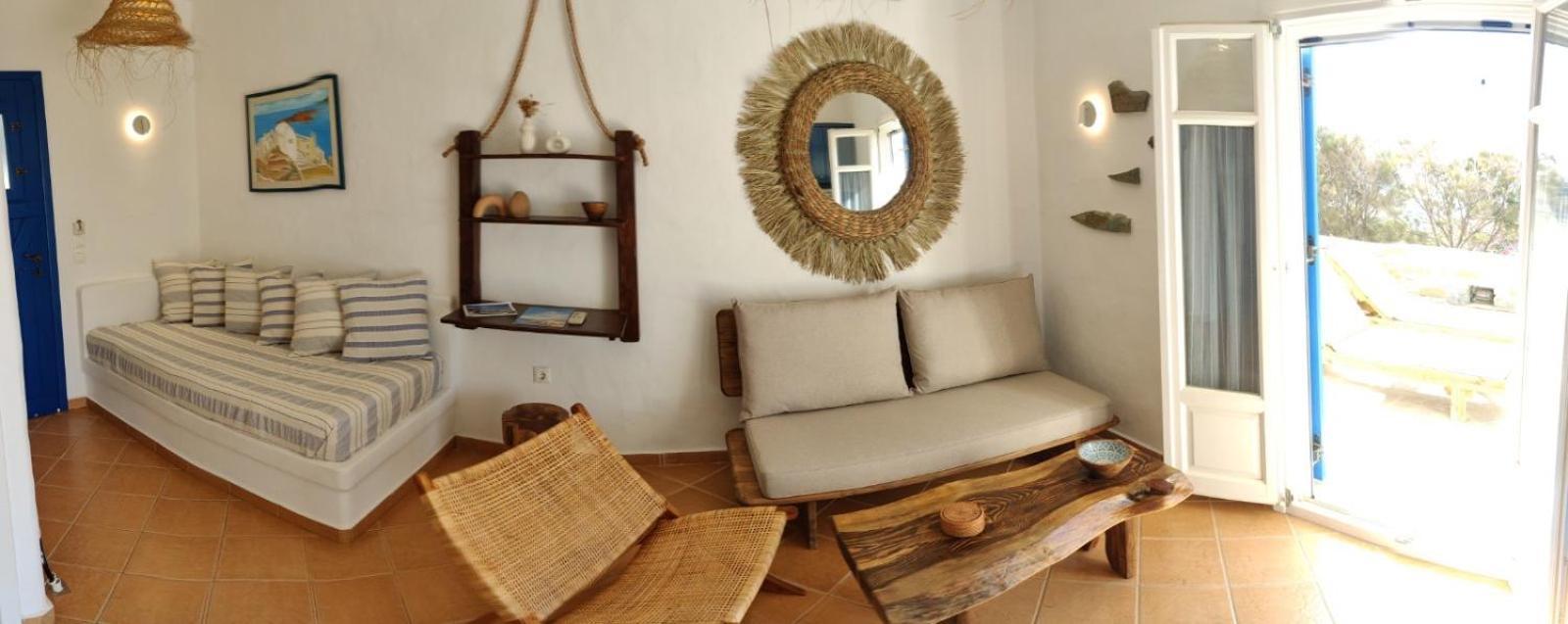 Syros Apartments Suites Chryssonisos Kini ภายนอก รูปภาพ